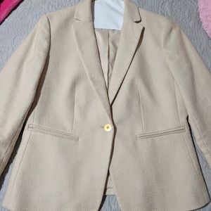 Ann Taylor Cream Blazor